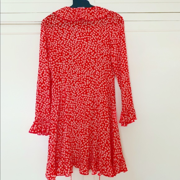 XIX Palms Printed Wrap Dress - Picture 3 of 6